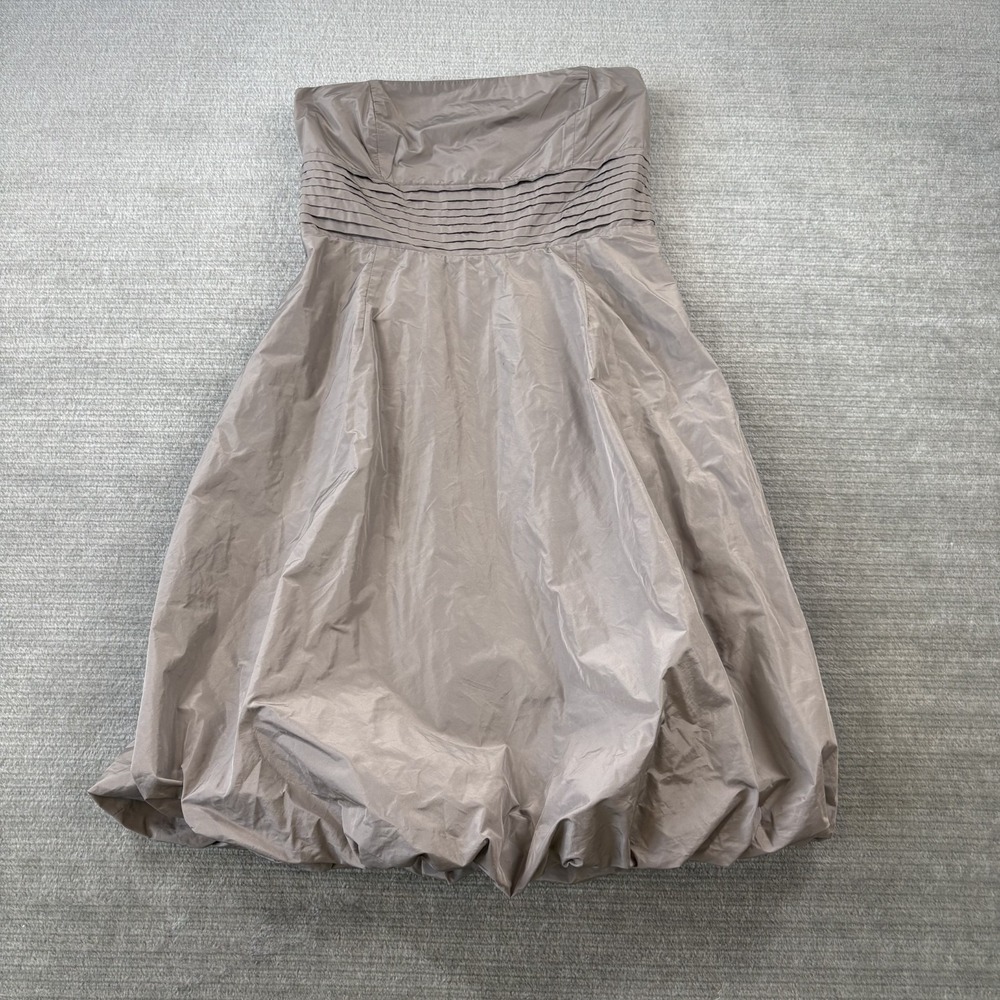 Zara Strapless Bubble Dress Women M Gray Indie Sleaze A Line Party Cocktail Twee